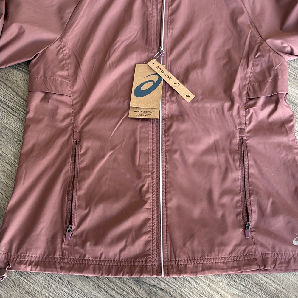Asics Woven FZ Hooded Run Jacket XS NWT - Picture 3 of 11